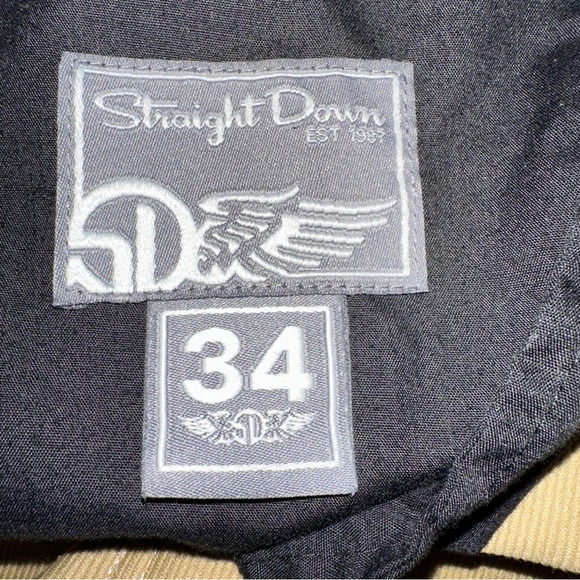 Straight Down Shorts Mens 34 Tan Strut Performance Golf Flat Front Relaxed - Picture 2 of 9